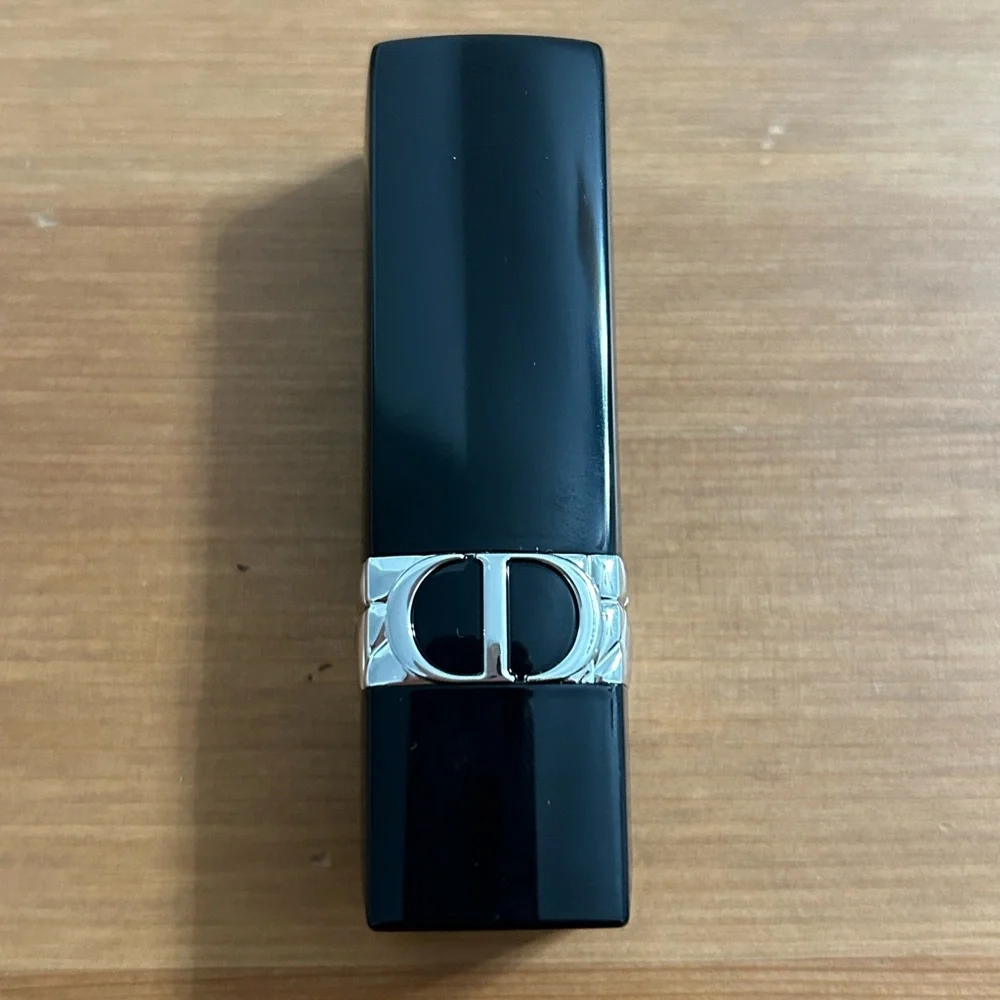Dior Rouge full size lipstick in 999 velvet (red) refillable case